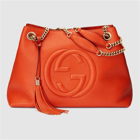 gucci sun orange soho bag|gucci soho bag sale.